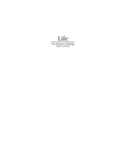 Life The Science of Biology 12th edition
