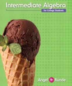 Intermediate Algebra For College Students 9th Edition