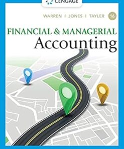 Financial & Managerial Accounting 16th Edition