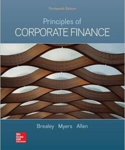 Principles of Corporate Finance 13th Edition