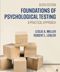 Foundations of Psychological Testing A Practical Approach 6th