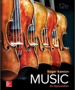 Music An Appreciation 12th by Roger Kamien