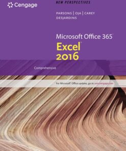 New Perspectives Microsoft Office 365 & Excel 2016 Introductory  - Carey Patrick
