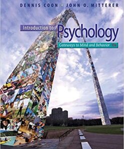 Introduction to Psychology Gateways to Mind and Behavior 13e 13th Edition