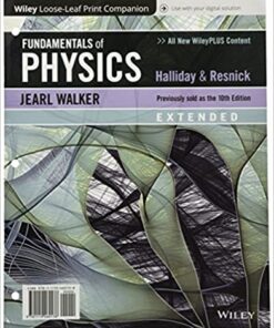 Fundamentals of Physics  David Halliday, Robert Resnick, Jearl Walker 11th