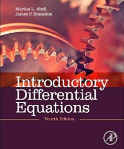 Introductory Differential Equations 4th Edition by Martha L. L. Abell