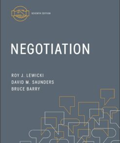 Negotiation (Irwin Management) 7th Edition - Roy Lewicki