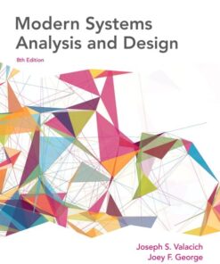 Modern Systems Analysis and Design 8th Edition by Valacich