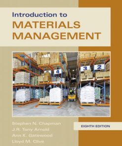 Introduction to Materials Management 8th Edition by Tony Arnold