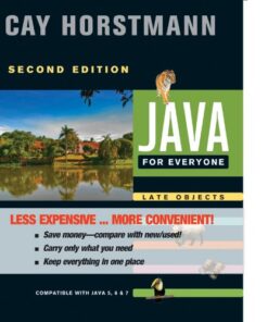 Java For Everyone Late Objects 2E - Horstmann