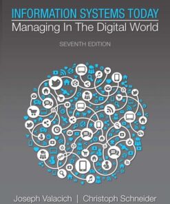 Information Systems Today Managing in the Digital World 7th Edition by Joe Valacich