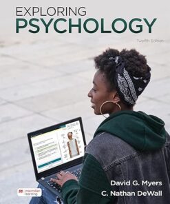 Exploring Psychology 12th Edition by David G. Myers