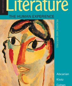 Literature The Human Experience 13th Edition