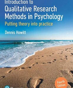 Introduction to Qualitative Research Methods in Psychology Putting Theory Into Practice 4th Edition
