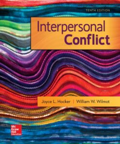 Interpersonal Conflict 10th by Joyce Hocker and William Wilmot