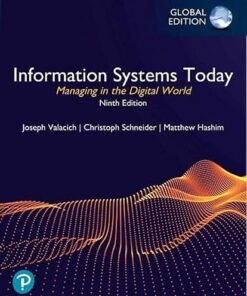 Information Systems Today Managing in the Digital World 9th Global Edition