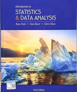 Introduction to Statistics and Data Analysis 6th Edition