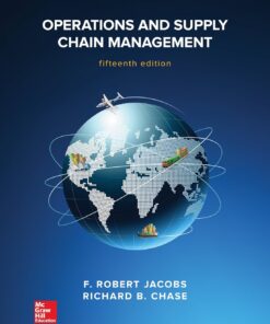 Operations and Supply Chain Management 15th Edition by F. Robert Jacobs