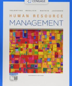 Human Resource Management 16th Edition by Sean R. Valentine