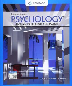 Introduction to Psychology Gateways to Mind and Behavior 16th Edition