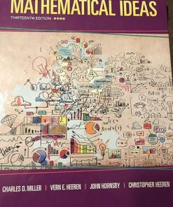 Mathematical Ideas 13th Edition by Charles D. Miller