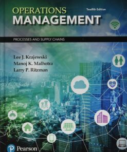 Operations Management Processes and Supply Chains 12th Edition