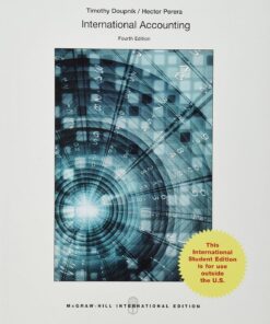 International Accounting 4th International Edition by Doupnik, Timothy