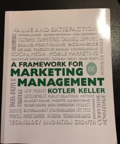 Framework for Marketing Management 6th Edition