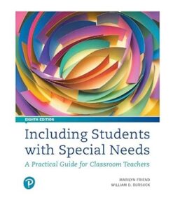 Including Students with Special Needs A Practical Guide for Classroom Teachers 8th Edition