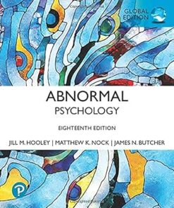 ABNORMAL PSYCHOLOGY GLOBAL EDITION 18th Edition