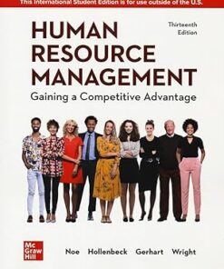 Human Resource Management: Gaining a Competitive Advantage ISE 13th Edition