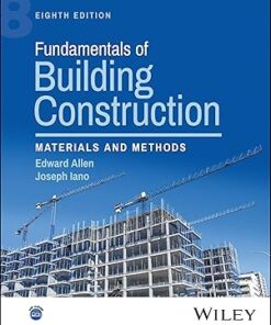 Fundamentals of Building Construction Materials and Methods 8th Edition