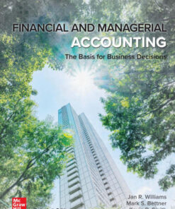 Financial & Managerial Accounting 20th Edition by Jan Williams