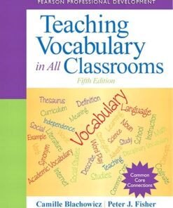 Teaching Vocabulary in All Classrooms Pearson Professional Development 5th Edition