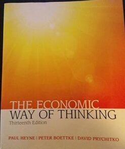 The Economic Way of Thinking 13th Edition