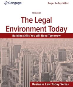The Legal Environment Today 11th Edition